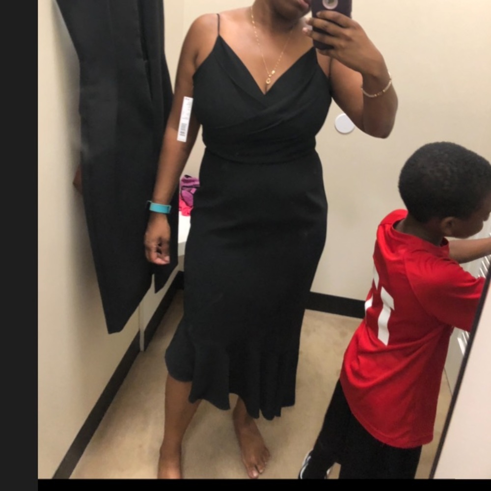 Gianni Bini Black Midi Dress